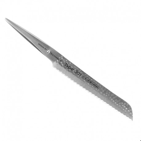 P-06HM Type 301 Hammered Nůž na chléb 20,9cm CHROMA